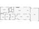 Detailed floorplan showcasing the layout and dimensions of the home's rooms at 3575 W Robindale Rd, Las Vegas, NV 89139
