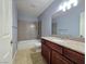 A clean, well-maintained bathroom with a combined shower and tub and stylish vanity at 4400 Sandy River Dr # 4, Las Vegas, NV 89103