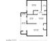 Detailed floor plan shows layout of rooms, including kitchen, living, laundry and balcony at 4400 Sandy River Dr # 4, Las Vegas, NV 89103
