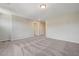 Large, carpeted bedroom with recessed lighting and double door closet at 4503 Meteora Ledge Ave, North Las Vegas, NV 89084