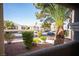 Scenic view from the residence showcases lush landscaping and convenient parking areas at 5055 W Hacienda Ave # 1097, Las Vegas, NV 89118