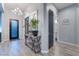 Welcoming entryway featuring modern decor, stylish flooring, and plenty of natural light at 5865 Alice Landing Ct, Las Vegas, NV 89149