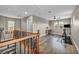 Upstairs loft area perfect for a home office or gym with lots of natural light and wood flooring at 617 Apricot Rose Pl, Las Vegas, NV 89138