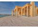 Exterior view of home under construction with wood framing on land at 69 Bellissima Lago Ct, Henderson, NV 89011