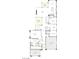 Detailed floor plan showcasing the layout of the home's rooms, including bedrooms, kitchen, and living areas at 69 Bellissima Lago Ct, Henderson, NV 89011