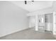 Neutral bedroom with carpeting, a ceiling fan, and large closet at 700 Carnegie St # 3913, Henderson, NV 89052