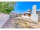 View of a backyard, showcasing potential for landscaping and outdoor living at 729 Scottsdale St, Henderson, NV 89002