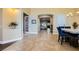 Inviting entryway boasts tile floors, arched doorways, and views into the living spaces at 7418 Lawrence Powers Ct, Las Vegas, NV 89129