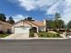 Charming single-story home featuring a well-manicured lawn and a two-car garage, perfect for comfortable living at 9028 Cypress Point Way, Las Vegas, NV 89117