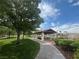 Enjoy lake views from this community pavilion, perfect for picnics and outdoor events at 9028 Cypress Point Way, Las Vegas, NV 89117