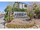 Entrance to Horizons at Seven Hills with lush landscaping at 950 Seven Hills Dr # 114, Henderson, NV 89052