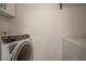 Laundry area with a new washer and dryer inside the unit at 950 Seven Hills Dr # 114, Henderson, NV 89052
