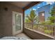 Enjoy fresh air and neighborhood views from this cozy private balcony space at 10001 Peace Way # 2231, Las Vegas, NV 89147
