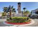 Welcoming entrance sign at Chateau Nouveau, showcasing lush landscaping at 10001 Peace Way # 2231, Las Vegas, NV 89147