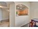 A view of the pass through kitchen featuring a view of light wood cabinets at 10001 Peace Way # 2231, Las Vegas, NV 89147