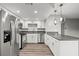 Modern kitchen showcasing sleek stainless-steel appliances and ample counter space at 1112 Observation Dr # 201, Las Vegas, NV 89128