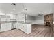 This kitchen has a breakfast bar that offers extra seating and countertop space at 1112 Observation Dr # 201, Las Vegas, NV 89128