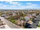 Aerial view of a property featuring mature palm trees at 1407 Fields St, Las Vegas, NV 89142