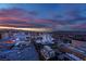 Twilight cityscape view with colorful horizon and the city lights below at 150 Las Vegas Blvd # 1608, Las Vegas, NV 89101