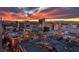 Beautiful Las Vegas cityscape view with vibrant sunset colors, featuring iconic buildings and mountain views at 150 Las Vegas Blvd # 1608, Las Vegas, NV 89101