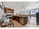 Kitchen featuring stainless steel appliances, bar seating, and an open floor plan at 150 Las Vegas Blvd # 1608, Las Vegas, NV 89101