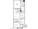 Detailed floor plan showcasing the layout of the second floor at 155 Silver Run Ln, Las Vegas, NV 89138