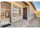 Attractive front entrance leading to the interior with convenient access to the rest of the property at 21 Reverie Heights Ave, Henderson, NV 89011