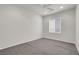 Bright, empty bedroom featuring carpet, recessed lighting, and a ceiling fan and a window at 2343 Galilean Moon St, Henderson, NV 89044