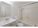 This bathroom has a shower/tub combo with a showerhead and a single-sink vanity at 3164 Richford Pl, Las Vegas, NV 89102