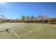 Community basketball court with multiple hoops for recreational play at 4419 Via Bianca Ave, Las Vegas, NV 89141