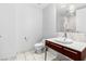 Modern bathroom with clean lines, designer sink, and updated fixtures at 4471 Dean Martin Dr # 1502, Las Vegas, NV 89103