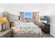 Comfortable bedroom with a scenic city view at 4471 Dean Martin Dr # 1502, Las Vegas, NV 89103