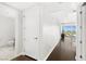 Hallway featuring hardwood floors and a view at 4471 Dean Martin Dr # 1502, Las Vegas, NV 89103