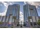 Striking exterior view of the luxury Veer Towers in City Center Las Vegas under a cloudy sky at 4575 Dean Martin Dr # 2701, Las Vegas, NV 89103