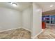 Hallway featuring wood-patterned floors and providing access to other rooms and city views at 4575 Dean Martin Dr # 2701, Las Vegas, NV 89103