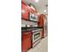 Modern kitchen with stainless steel appliances and ample storage in a stylish design at 4575 Dean Martin Dr # 2701, Las Vegas, NV 89103