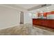 Modern kitchen features sleek countertops and stainless steel appliances, seamlessly flowing into the living area at 4575 Dean Martin Dr # 2701, Las Vegas, NV 89103