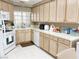 A kitchen with ample counter space and a great view at 5201 S Torrey Pines Dr # 1253, Las Vegas, NV 89118