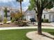 Community yard features picnic table and landscaped greenery at 5201 S Torrey Pines Dr # 1253, Las Vegas, NV 89118