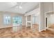 Spacious main bedroom features ample lighting and closet space at 5373 Painted Mirage Rd, Las Vegas, NV 89149