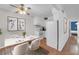 Kitchen and dining area with modern decor and natural light at 595 S Royal Crest Cir # 24, Las Vegas, NV 89169