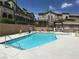 Enjoy this sparkling community pool with convenient lounge seating and a nearby restroom at 6450 Spring Jog St, Las Vegas, NV 89166