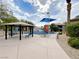 Community playground featuring a picnic area and playground equipment at 6635 Flaminian Ln # 104, North Las Vegas, NV 89084