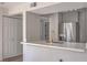 The kitchen features stainless steel appliances and plenty of counter space, perfect for preparing meals at 8101 W Flamingo Rd # 1035, Las Vegas, NV 89147