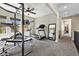 Spacious bonus room equipped with fitness equipment, perfect for a home gym at 820 Colina Alta Pl, Las Vegas, NV 89138