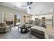 Comfortable living room adjacent to the kitchen and patio, flooded with natural light at 820 Colina Alta Pl, Las Vegas, NV 89138