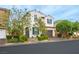 Charming two-story home with manicured landscaping, a covered entry, and a two-car garage at 9496 Wild Valley Ave, Las Vegas, NV 89148