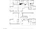 Detailed floor plan showcasing the layout of a spacious two-story home with multiple rooms at 9496 Wild Valley Ave, Las Vegas, NV 89148