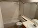 Functional bathroom with tub and vanity at 10195 Queensbury Ave, Las Vegas, NV 89135