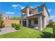 This home boasts a large backyard with manicured lawn at 10793 Pastel Sunset Ct, Las Vegas, NV 89135